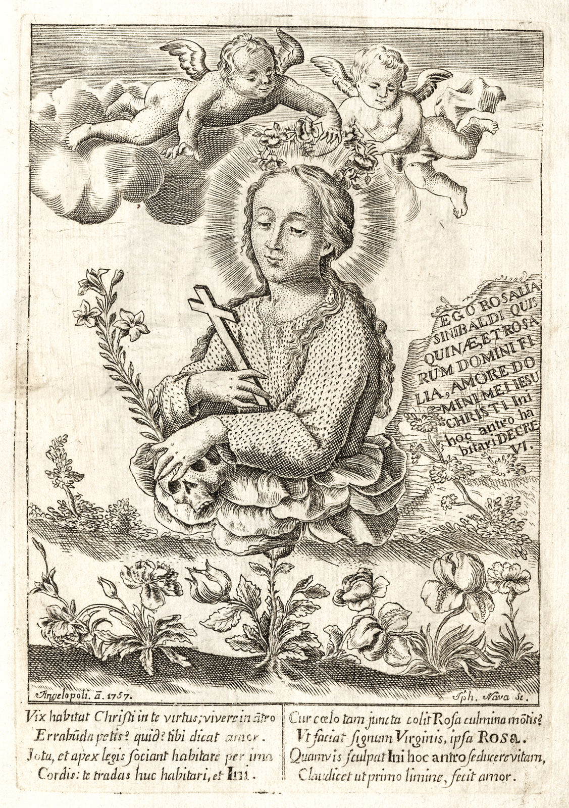 Vida y virtudes de la esclarecida Virgen y solitaria anacoreta Santa Rosalia, patrona de Palermo : Poema lyrico.<br />
Manuscrito,