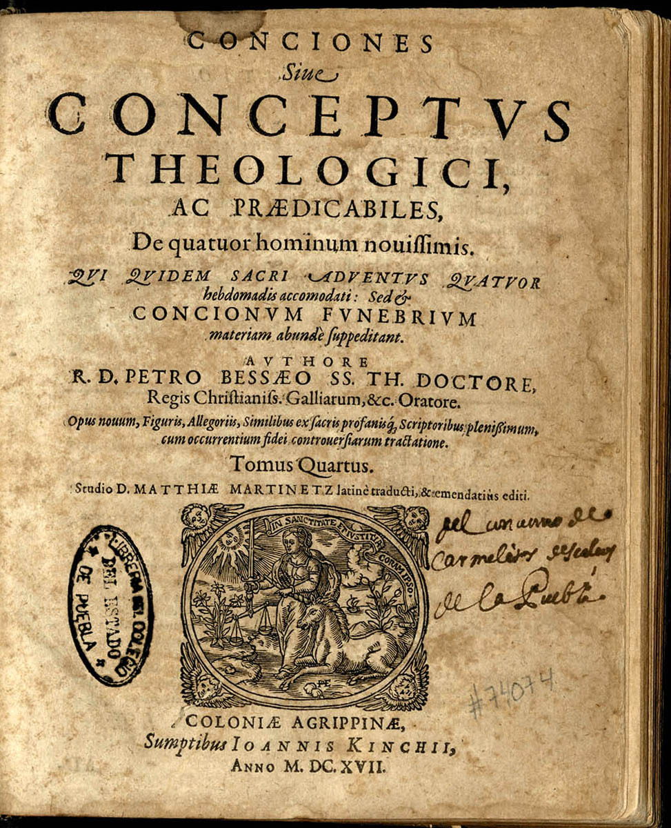 Conciones siue conceptus theologici, ac prædicables, de quatuor hominum nouissimis.