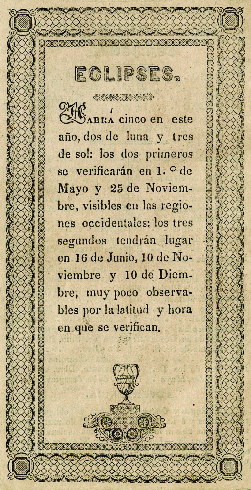 Tercer calendario portatil, de Juan N. del Valle, arreglado al meridiano de Puebla para el año bisiesto de 1844.