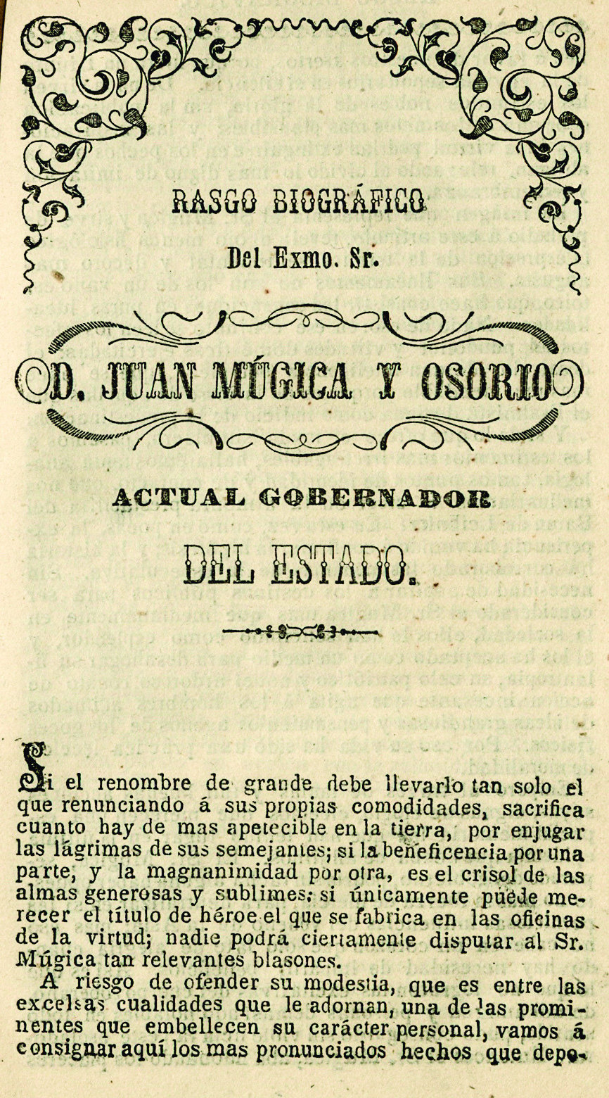 Calendario de José M. Macías, para 1851. Arreglado al meridiano de Puebla.