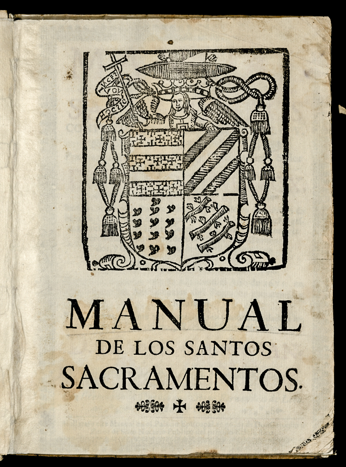Manual de los Santos sacramentos conforme al ritual de Paulo V / formado por mandado del Illustrissimo y Excelentissimo señor D. Juan de Palafox y Mendoza… 