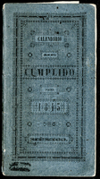 Octavo Calendario de I. Cumplido arreglado al meridiano de México para el año 1843