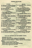 Quinto calendario de la Purísima Concepción arreglado al meridiano de Puebla para el año de 1886. 