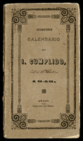 Decimotercio Calendario de I. Cumplido para el año bisiesto de 1848