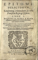 Epitome Delictorem, causarumq[ue], criminalium ex iure Pontificio Regio et Caesareo : Liber I